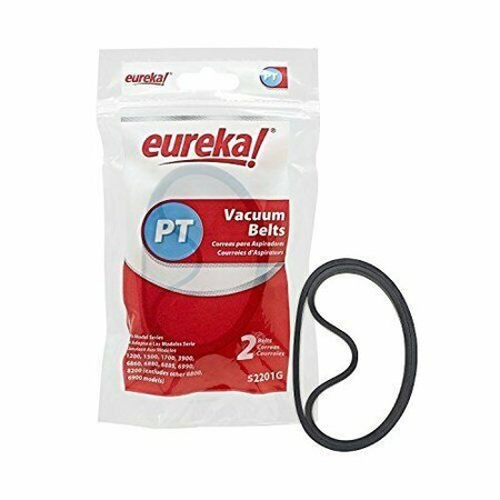 Eureka Canister World-Vac Power Nozzle Style PT (2 BELTS PACK) # 52201G-1252201F EurBelt_PT_OEM_2-1